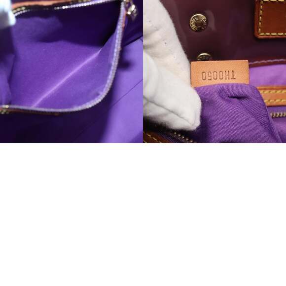LOUIS VUITTON Monogram Vernis Reade MM Hand Bag Viole M91087 - Picture 12 of 12